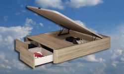 CANAPE MADERA XXL CAJONES MIXTO